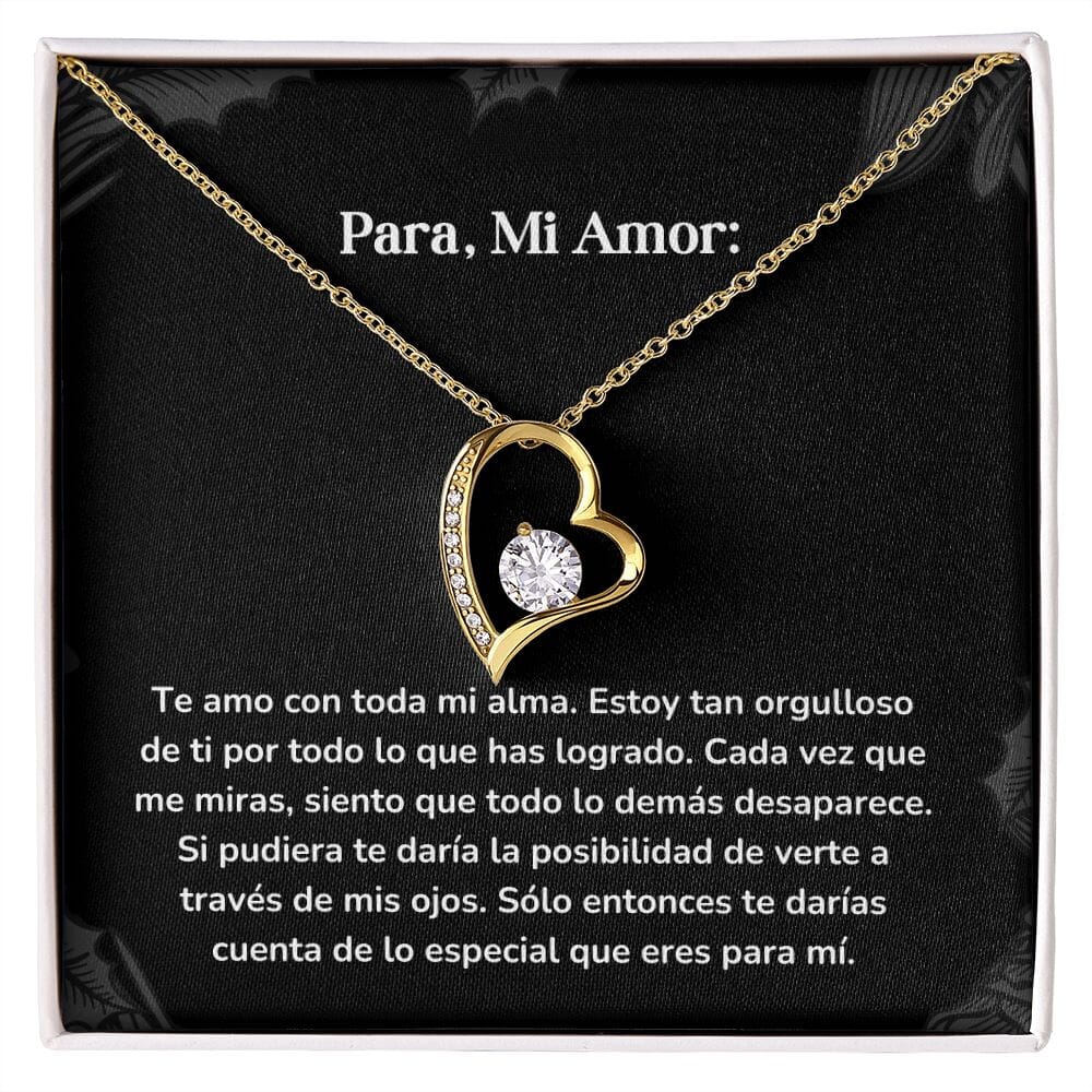 Collar amor por siempre- Forever Love - Te amo con toda mi alma. Estoy tan orgulloso de ti por todo lo que has logrado. Jewelry/ForeverLove 