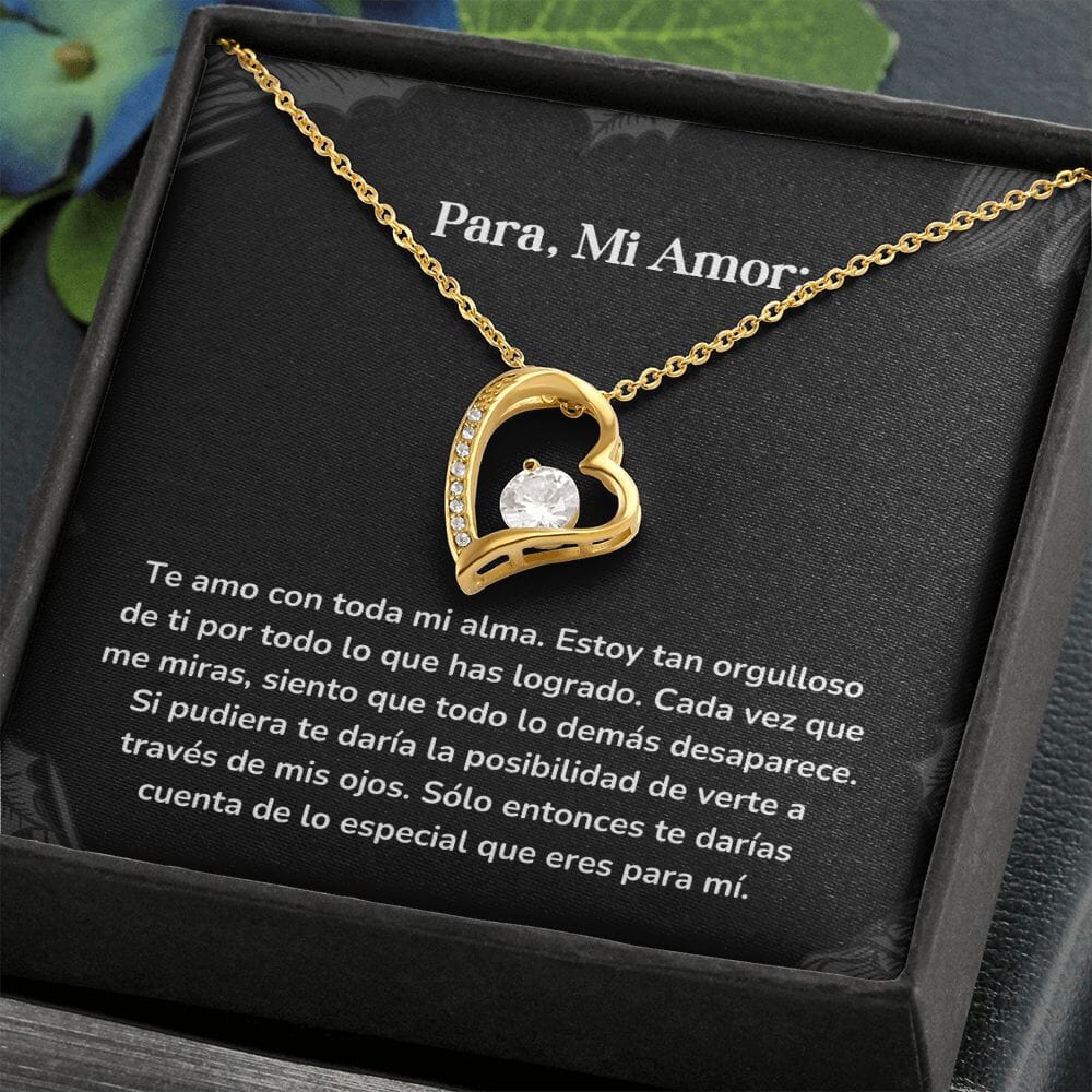 Collar amor por siempre- Forever Love - Te amo con toda mi alma. Estoy tan orgulloso de ti por todo lo que has logrado. Jewelry/ForeverLove 