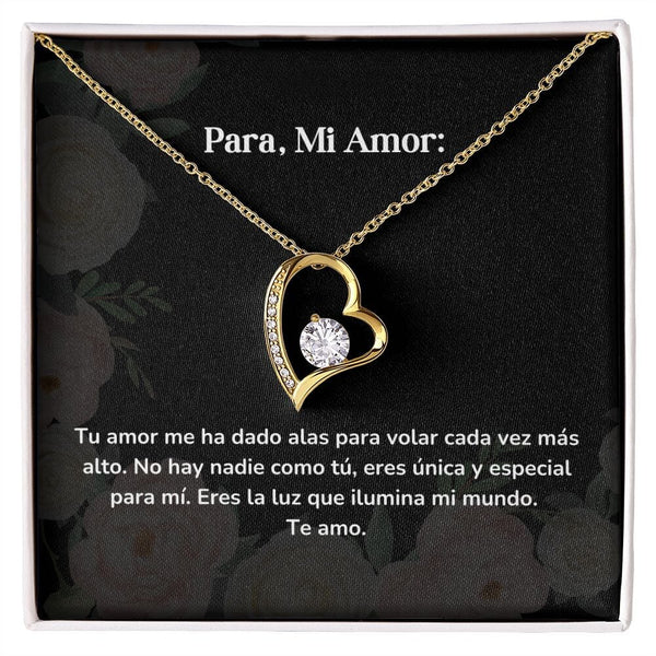 Collar amor por siempre- Forever Love - Tu amor me ha dado alas para volar cada vez más alto. No hay nadie como tú, Jewelry/ForeverLove 