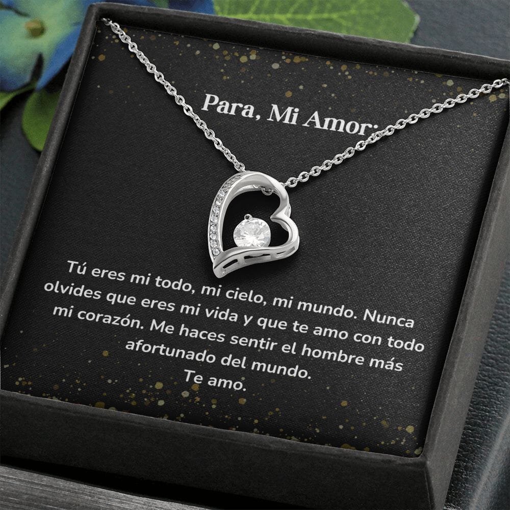 Collar amor por siempre- Forever Love - Tú eres mi todo, mi cielo, mi mundo. Nunca olvides que eres mi vida y que te amo con todo mi corazón. Jewelry/ForeverLove 