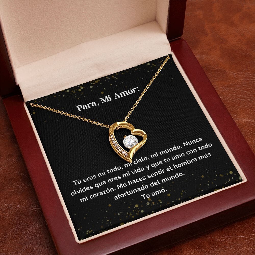 Collar amor por siempre- Forever Love - Tú eres mi todo, mi cielo, mi mundo. Nunca olvides que eres mi vida y que te amo con todo mi corazón. Jewelry/ForeverLove 