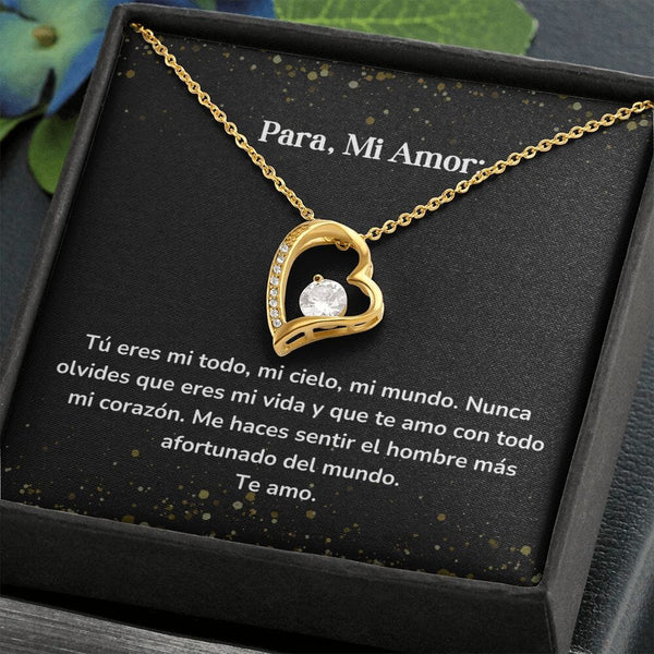 Collar amor por siempre- Forever Love - Tú eres mi todo, mi cielo, mi mundo. Nunca olvides que eres mi vida y que te amo con todo mi corazón. Jewelry/ForeverLove 