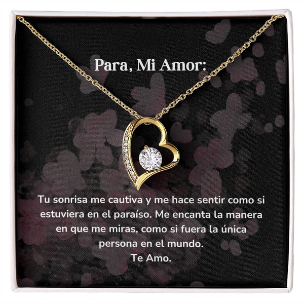 Collar amor por siempre- Forever Love - Tu sonrisa me cautiva y me hace sentir como si estuviera en el paraíso. Jewelry/ForeverLove 