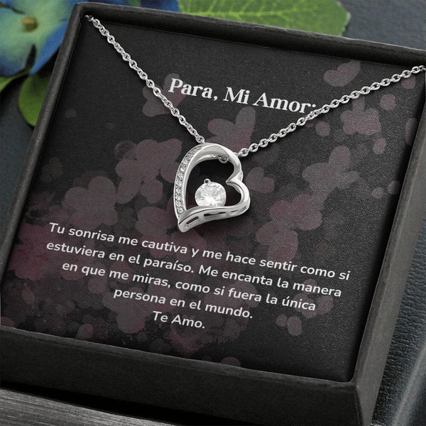 Collar amor por siempre- Forever Love - Tu sonrisa me cautiva y me hace sentir como si estuviera en el paraíso. Jewelry/ForeverLove 