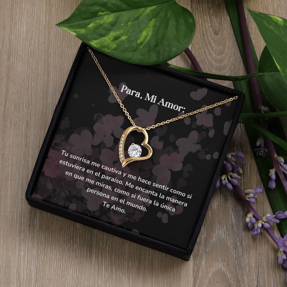 Collar amor por siempre- Forever Love - Tu sonrisa me cautiva y me hace sentir como si estuviera en el paraíso. Jewelry/ForeverLove 