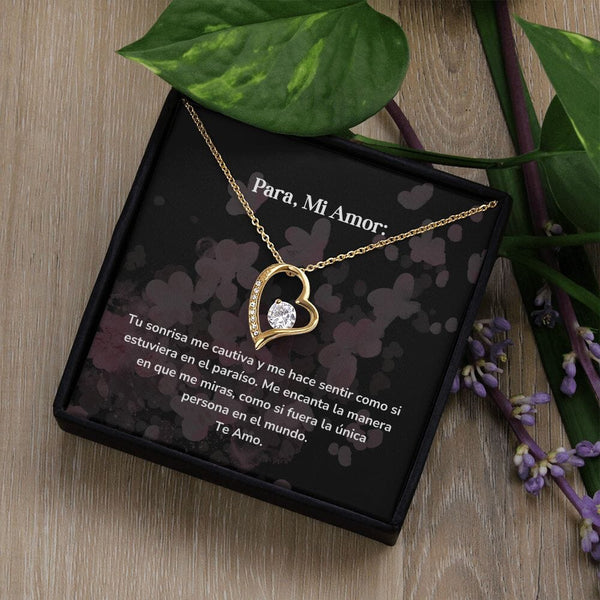 Collar amor por siempre- Forever Love - Tu sonrisa me cautiva y me hace sentir como si estuviera en el paraíso. Jewelry/ForeverLove 