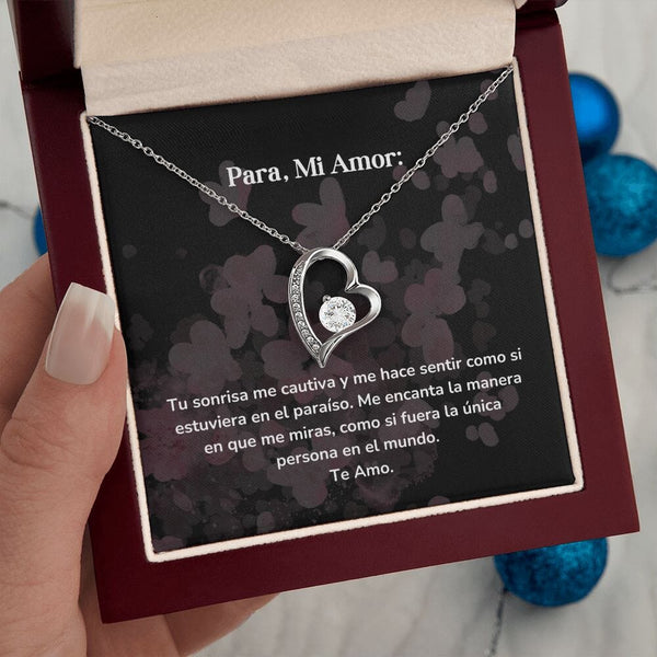 Collar amor por siempre- Forever Love - Tu sonrisa me cautiva y me hace sentir como si estuviera en el paraíso. Jewelry/ForeverLove 
