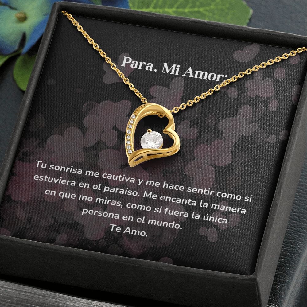 Collar amor por siempre- Forever Love - Tu sonrisa me cautiva y me hace sentir como si estuviera en el paraíso. Jewelry/ForeverLove 