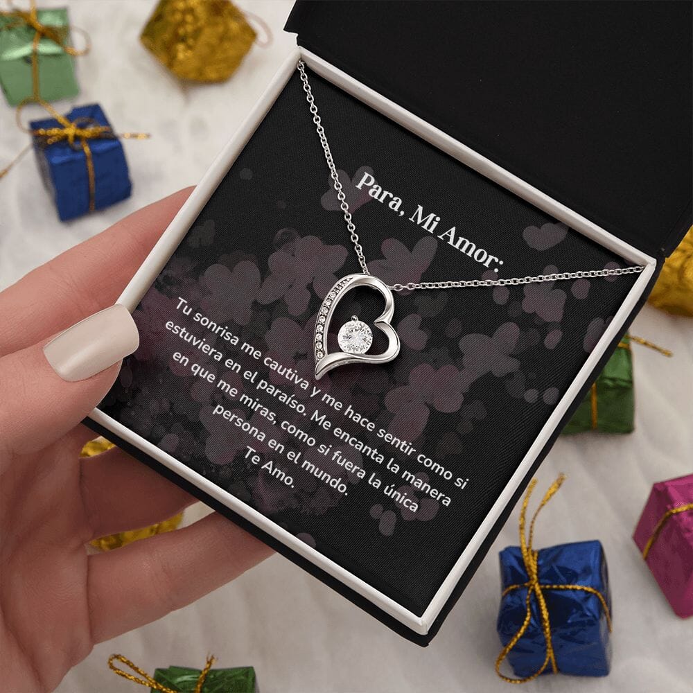 Collar amor por siempre- Forever Love - Tu sonrisa me cautiva y me hace sentir como si estuviera en el paraíso. Jewelry/ForeverLove 