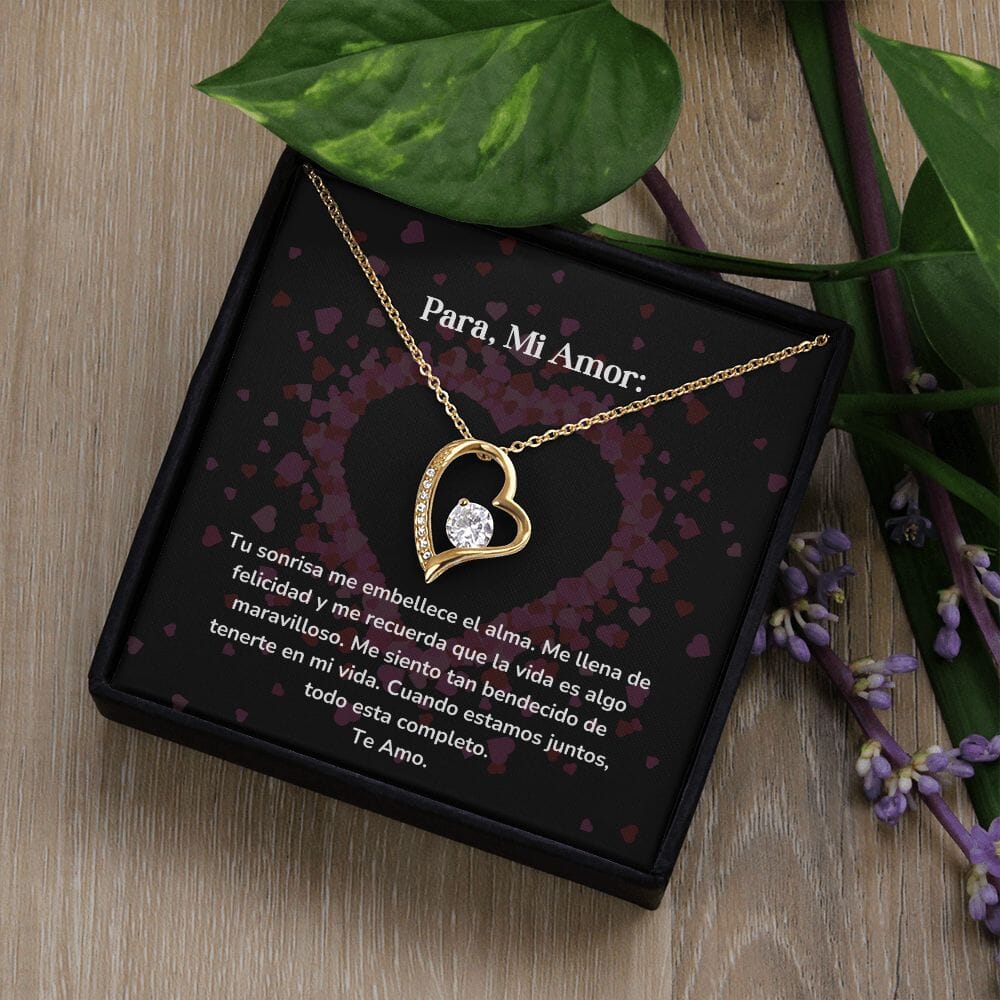 Collar amor por siempre- Forever Love - Tu sonrisa me embellece el alma. Me llena de felicidad Jewelry/ForeverLove 