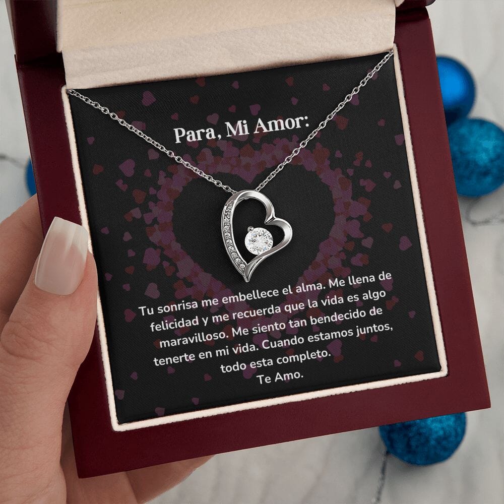 Collar amor por siempre- Forever Love - Tu sonrisa me embellece el alma. Me llena de felicidad Jewelry/ForeverLove 