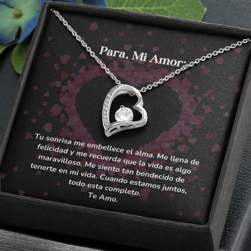 Collar amor por siempre- Forever Love - Tu sonrisa me embellece el alma. Me llena de felicidad Jewelry/ForeverLove 