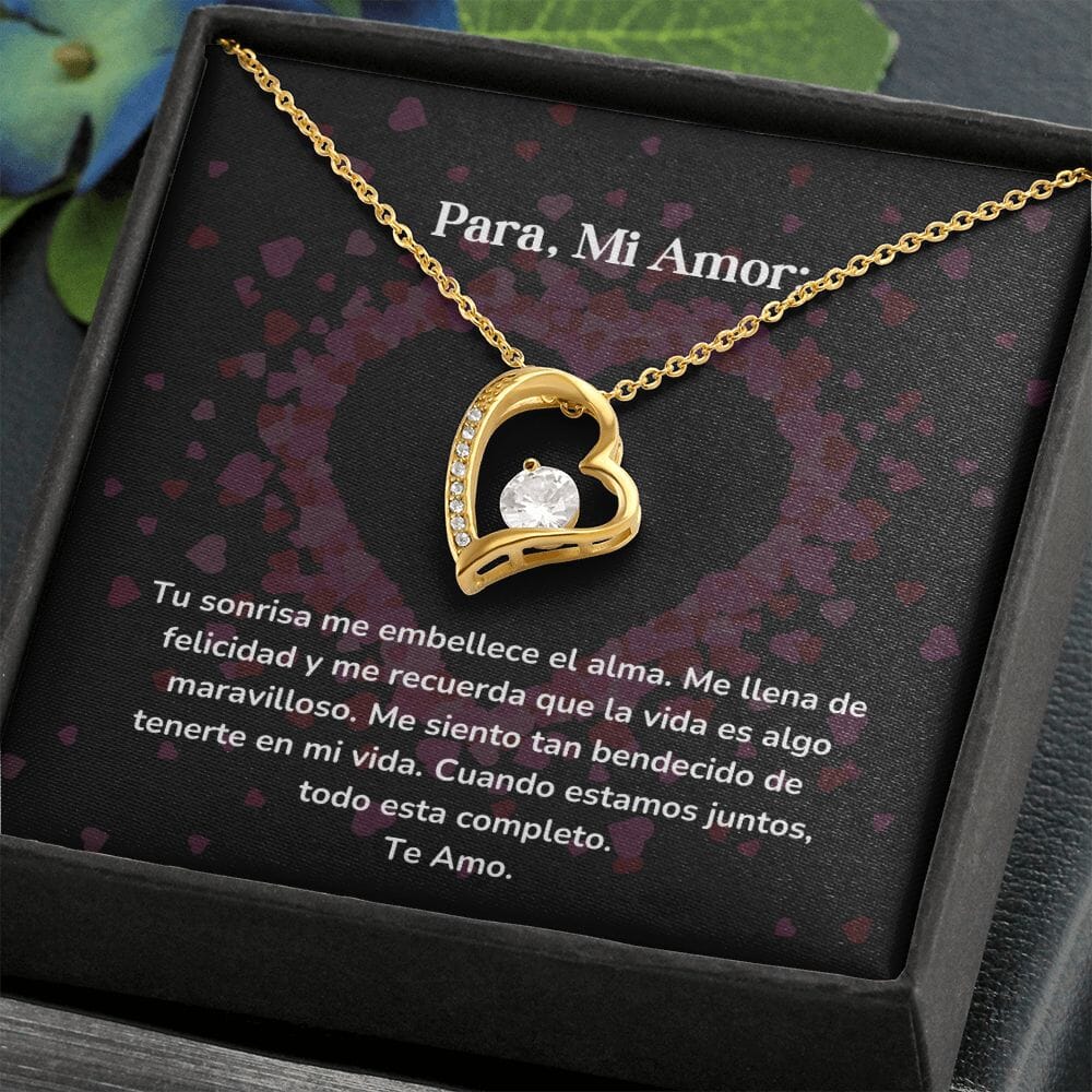Collar amor por siempre- Forever Love - Tu sonrisa me embellece el alma. Me llena de felicidad Jewelry/ForeverLove 