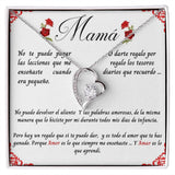Collar Amor por siempre Para Mamá - Te Amo, Tarjeta Blanca Jewelry ShineOn Fulfillment Acabado en Oro Blanco 14k Caja Estandard (GRATIS) 