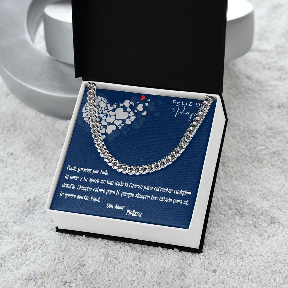 Collar Cadena Cubana Dorado: Unión Inquebrantable Jewelry/CubanLink 