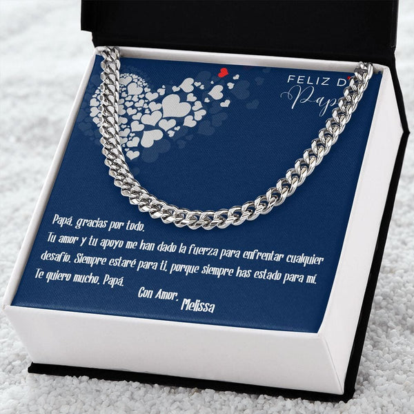 Collar Cadena Cubana Dorado: Unión Inquebrantable Jewelry/CubanLink 