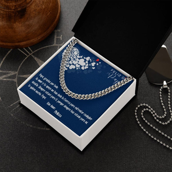 Collar Cadena Cubana Dorado: Unión Inquebrantable Jewelry/CubanLink 