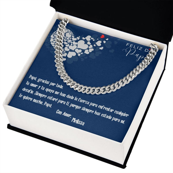 Collar Cadena Cubana Dorado: Unión Inquebrantable Jewelry/CubanLink 