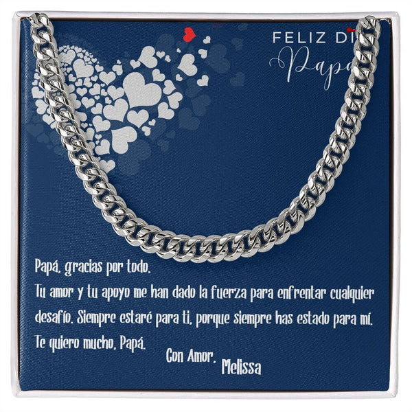 Collar Cadena Cubana Dorado: Unión Inquebrantable Jewelry/CubanLink 