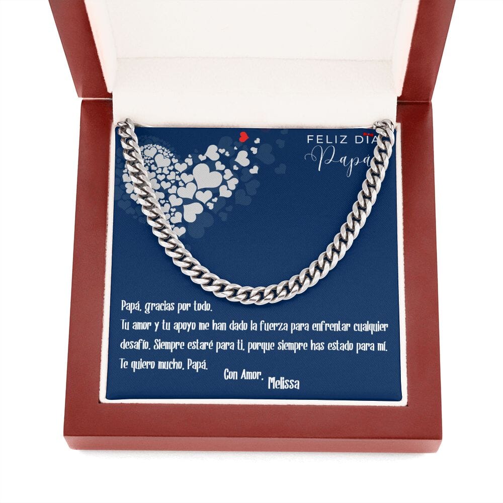 Collar Cadena Cubana Dorado: Unión Inquebrantable Jewelry/CubanLink 