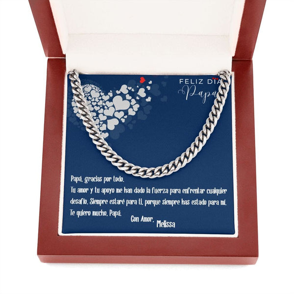 Collar Cadena Cubana Dorado: Unión Inquebrantable Jewelry/CubanLink 