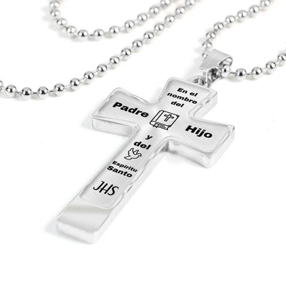 Collar con Cruz para primera comunión - El mejor regalo para tu hijo(a), nieto, ahijado, sobrino, hermano para este día tan importante. Jewelry 