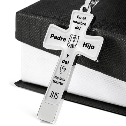 Collar con Cruz para primera comunión - El mejor regalo para tu hijo(a), nieto, ahijado, sobrino, hermano para este día tan importante. Jewelry 