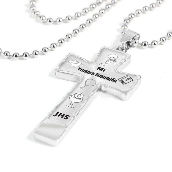 Collar con Cruz para regalar en la Primera Comunión - El mejor regalo para tu hijo. Jewelry ShineOn Fulfillment 