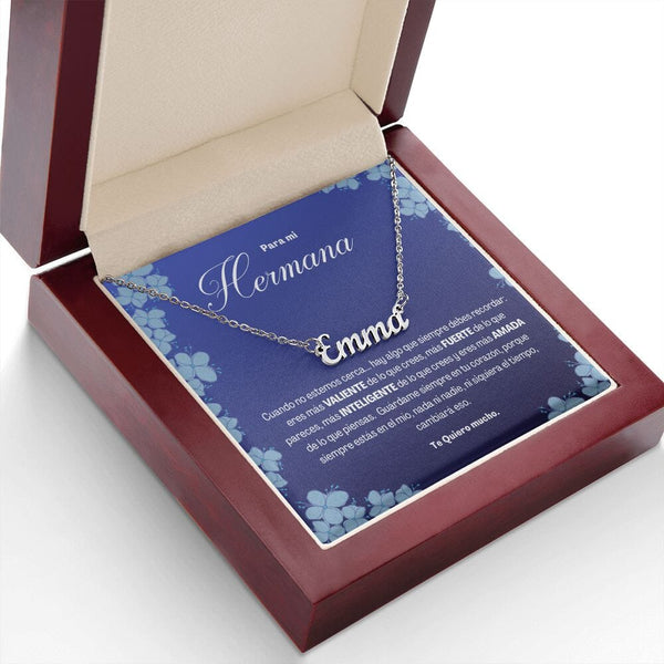 Collar con nombre para regalar a la Hermana - Collar con nombre Jewelry 
