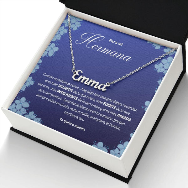 Collar con nombre para regalar a la Hermana - Collar con nombre Jewelry 