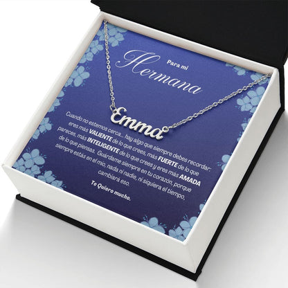 Collar con nombre para regalar a la Hermana - Collar con nombre Jewelry 