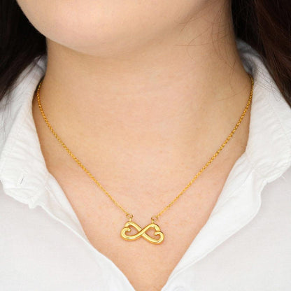 Collar con tarjeta con mensaje para la Abuela: Mantente Fuerte! Jewelry 