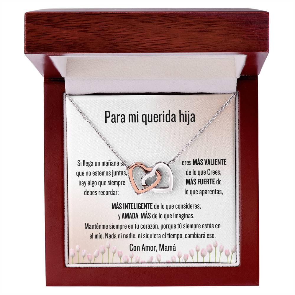 Collar "Corazones Eternos" - Un Regalo de Amor Maternal Jewelry ShineOn Fulfillment <p>Acero Inoxidable Pulido &amp; Acabado en Oro Rosa.</p> Luxury Box 