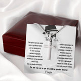 Collar Cruz de Aprecio para Papá en Caja de Regalo - Un Regalo de Gratitud y Amor Eterno Jewelry/EngravedCross ShineOn Fulfillment 