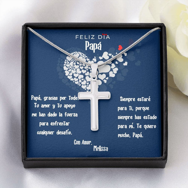 Collar Cruz para el día del Padre: Expresión de Amor Eterno Jewelry/EngravedCross ShineOn Fulfillment 