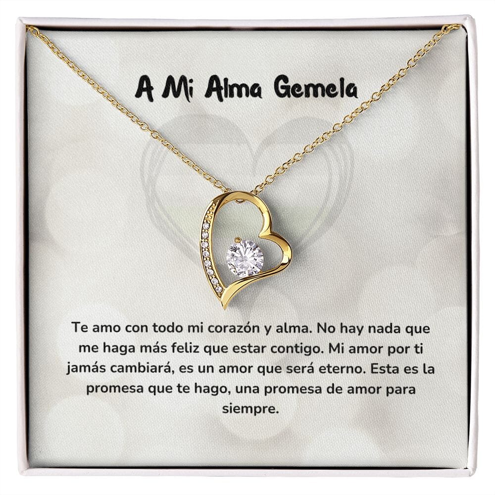 Collar de Amor de Siempre Jewelry ShineOn Fulfillment Acabado en Oro Amarillo de 18 quilates. Cajita Estandard (Gratis) 