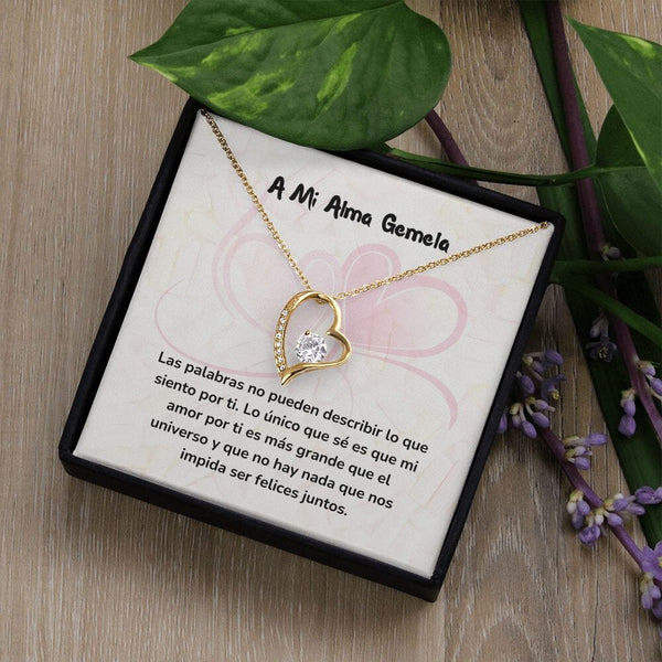 Collar de Amor Eterno con Tarjeta Jewelry ShineOn Fulfillment 