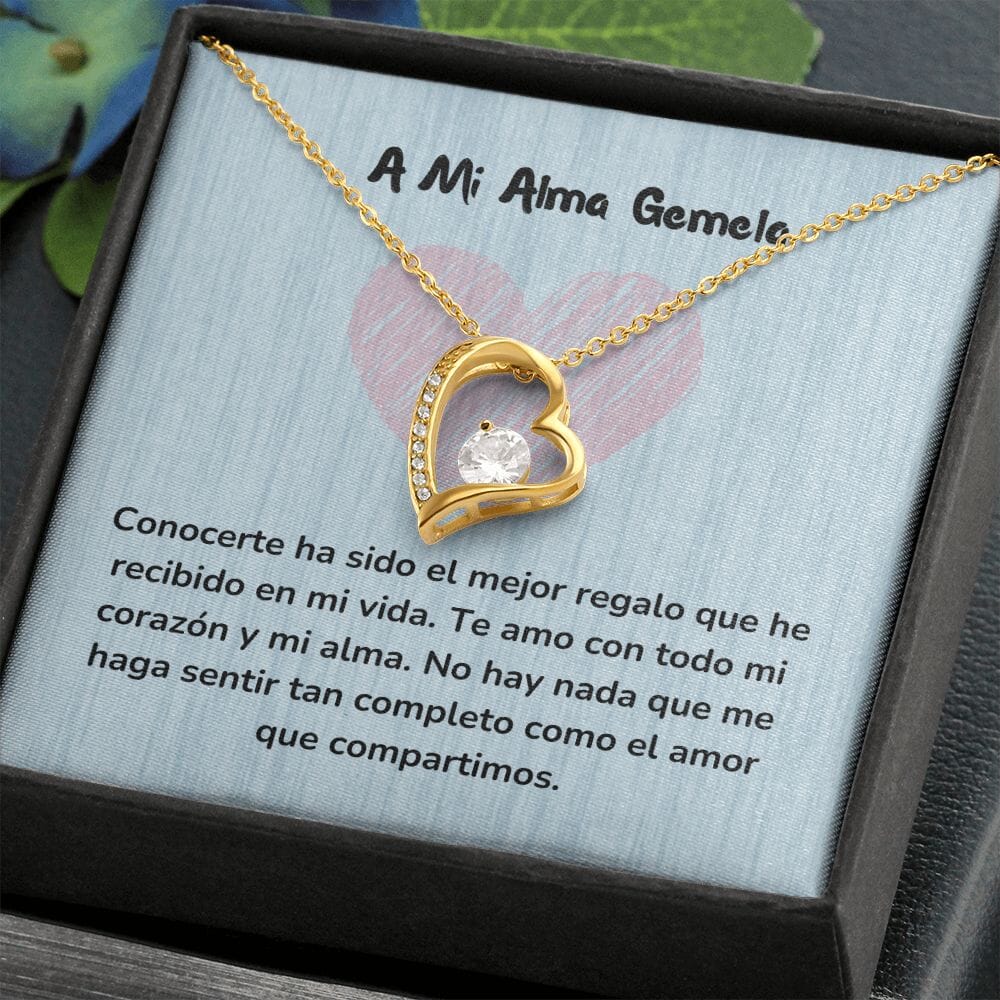 Collar de Amor Inmortal con Tarjeta Jewelry 