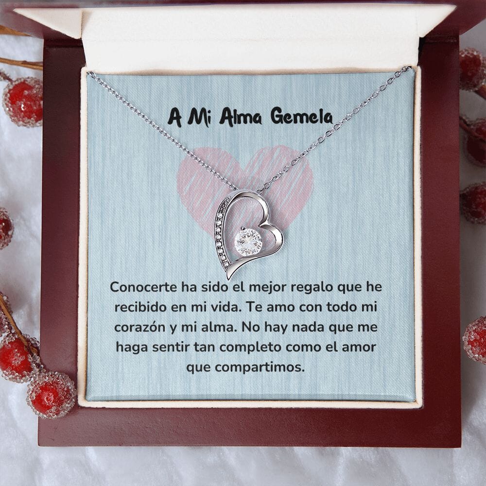 Collar de Amor Inmortal con Tarjeta Jewelry 