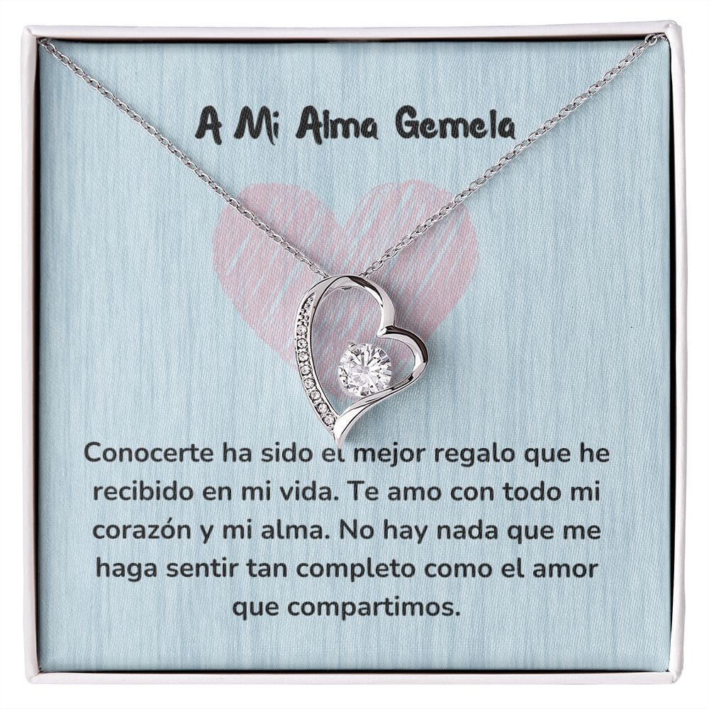 Collar de Amor Inmortal con Tarjeta Jewelry 