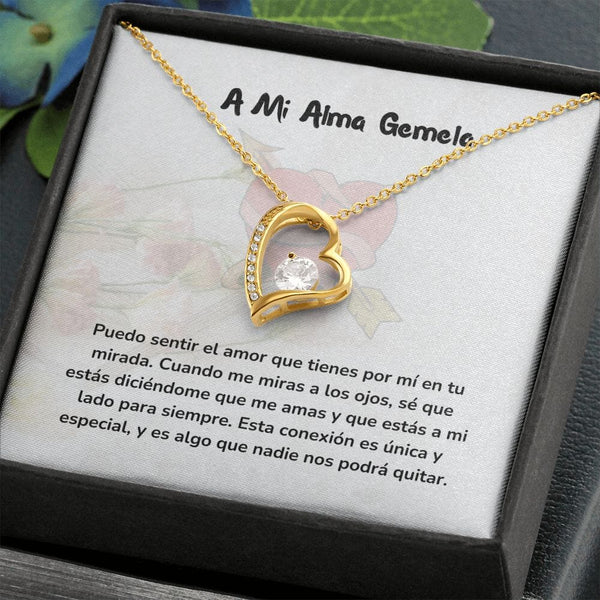 Collar de Amor para el Alma Gemela con Tarjeta Jewelry 