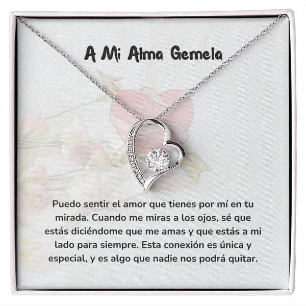 Collar de Amor para el Alma Gemela con Tarjeta Jewelry 