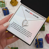 Collar de Amor - Regalo de Amor Eterno Jewelry ShineOn Fulfillment Acabado en oro blanco de 14 k Cajita Estandard (Gratis) 
