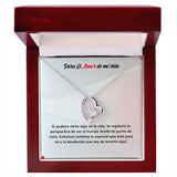 Collar de Amor - Regalo de Amor Eterno Jewelry ShineOn Fulfillment Acabado en oro blanco de 14 k Cajita de Lujo con Luz Led 