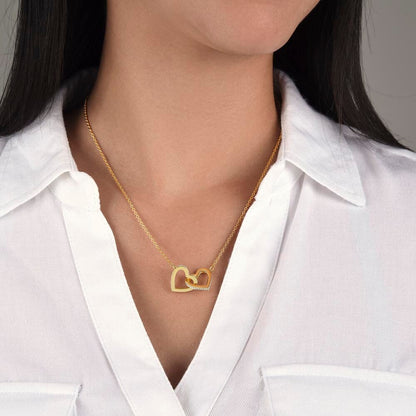 ✨ Collar de Corazones Entrelazados: Un Regalo de Amor Eterno para tu Querida Nieta en esta Navidad ✨ Jewelry 