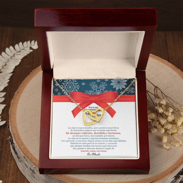 ✨ Collar de Corazones Entrelazados: Un Regalo en Navidad de Amor Eterno de Abuelo para Nieta ✨ Jewelry 