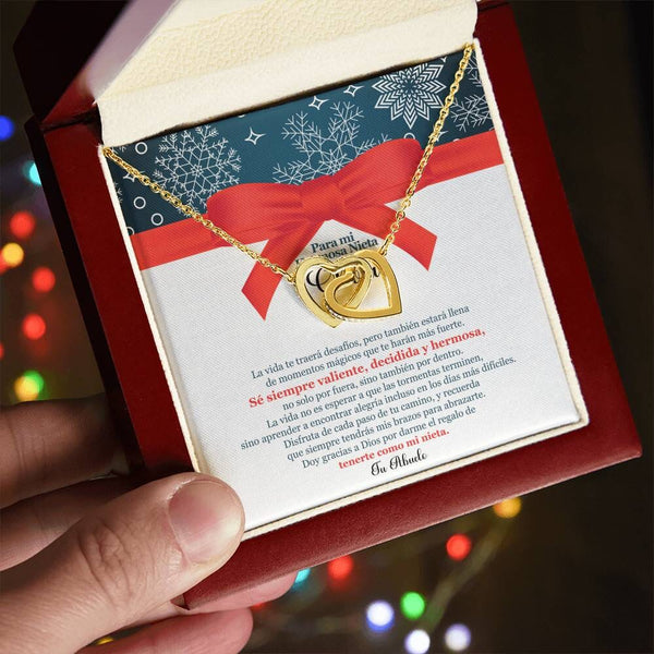 ✨ Collar de Corazones Entrelazados: Un Regalo en Navidad de Amor Eterno de Abuelo para Nieta ✨ Jewelry 