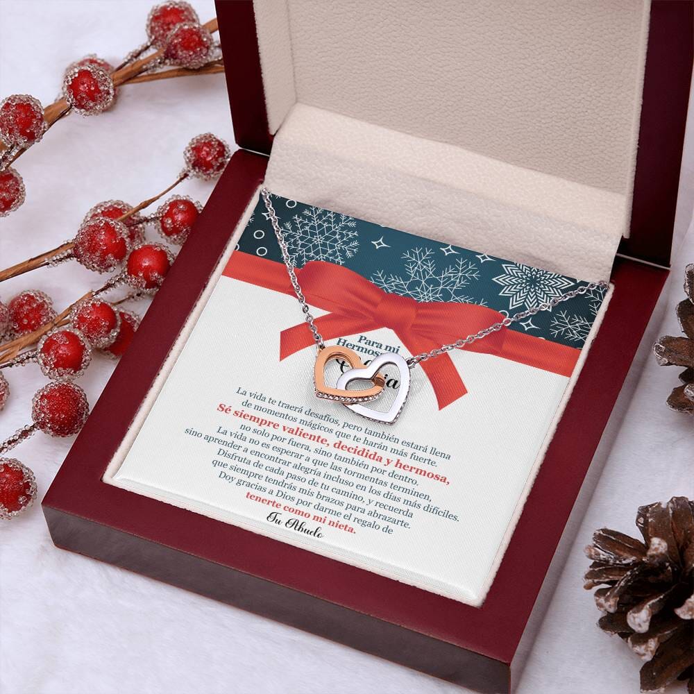 ✨ Collar de Corazones Entrelazados: Un Regalo en Navidad de Amor Eterno de Abuelo para Nieta ✨ Jewelry 