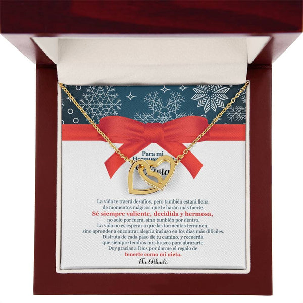 ✨ Collar de Corazones Entrelazados: Un Regalo en Navidad de Amor Eterno de Abuelo para Nieta ✨ Jewelry 