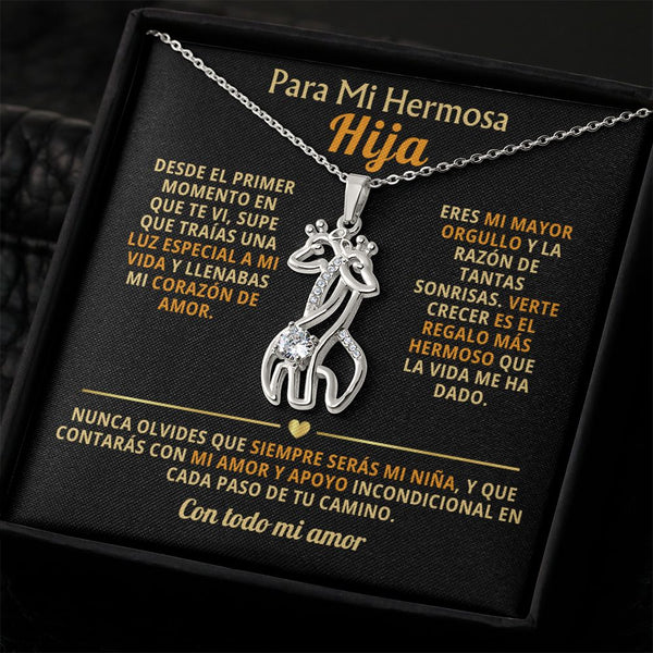 COLLAR DE JIRAFAS "PARA MI HIJA" - MÁS QUE UNA JOYA, UN LEGADO DE AMOR ✨ Jewelry/Giraffe 